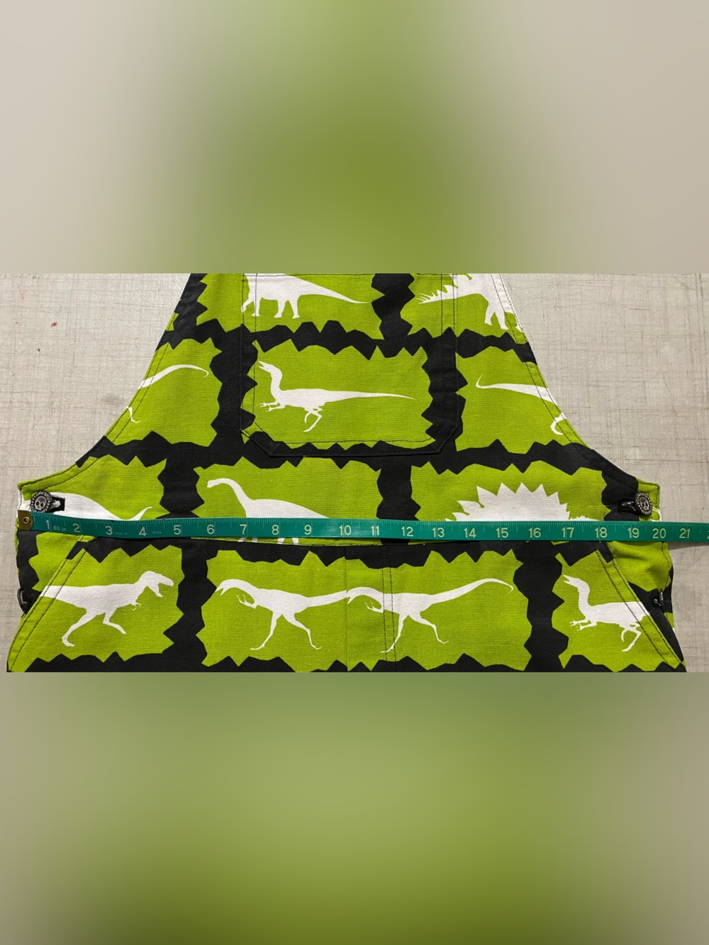 Dinosaur overalls, homemade - Picture 10 of 13